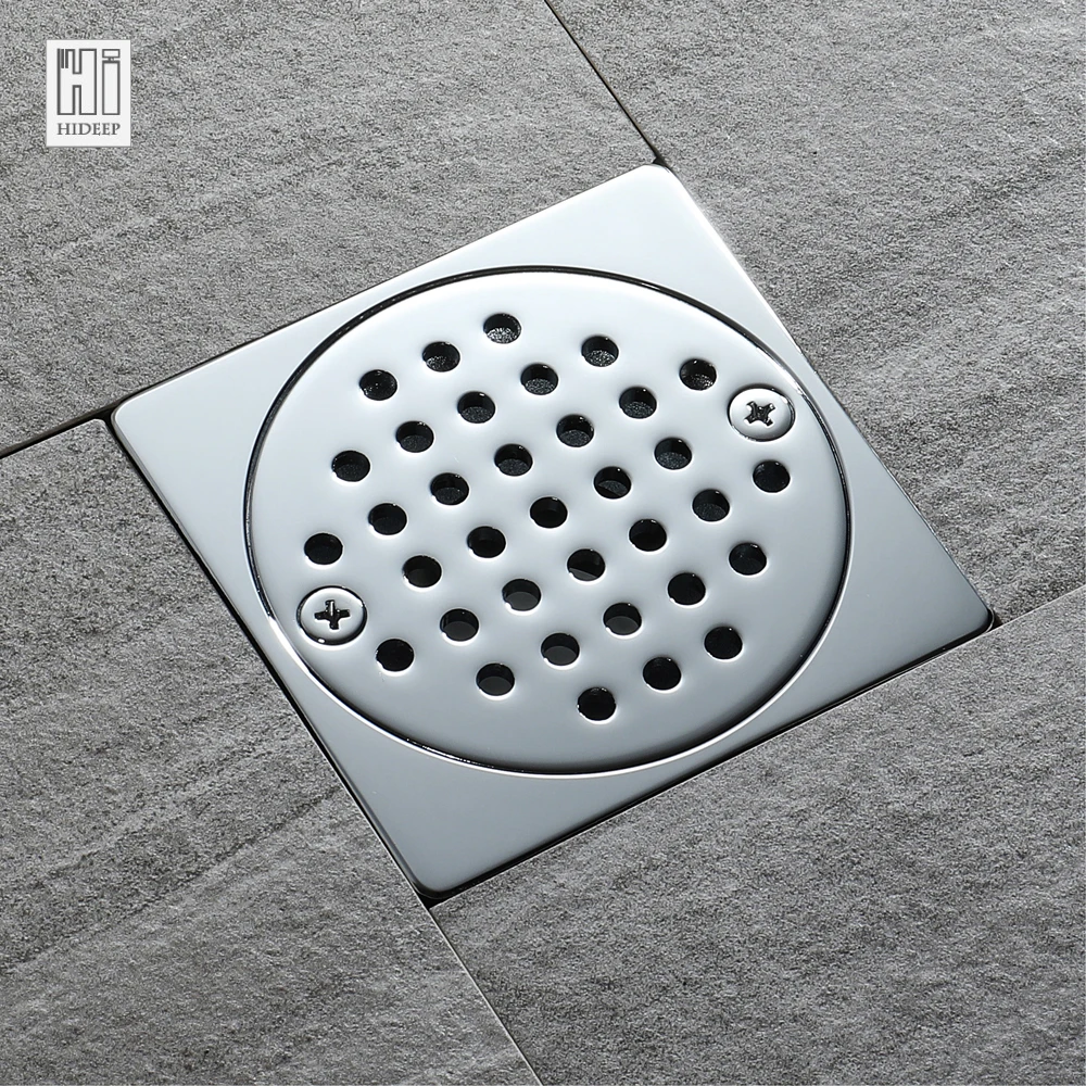 HIDEEP Vierkante Afvoerputje Afval Roosters Badkamer onzichtbare sliver