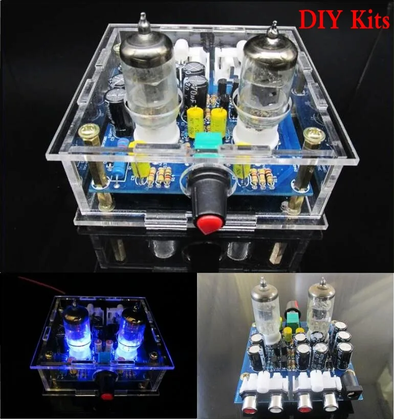 

Newest 6J1 tube preamp amplifier board Pre-amp Headphone amp 6J1 valve preamp bile buffer diy kits