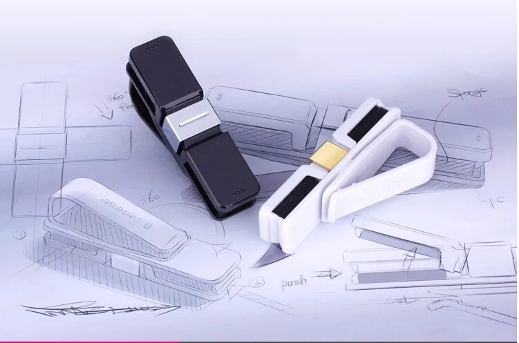 Интерьер для Skoda Octavia MK3 A7 двухсторонний стиль автомобильный зажим для очков карта клип очки Сторонник