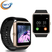 GFT GT08A Neueste Version Multi sprache Smart Uhr Sync Notifier Bluetooth-konnektivität Android Telefon Smartwatch