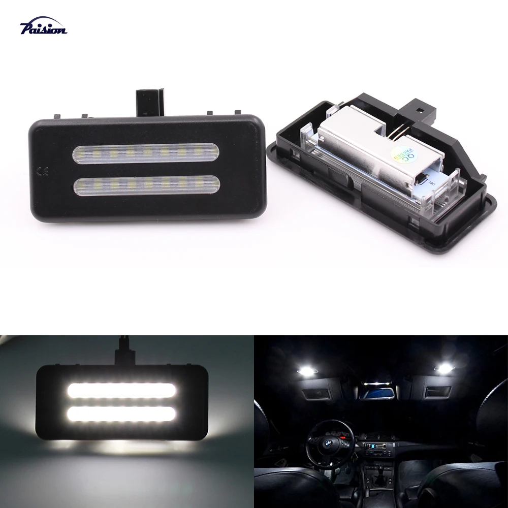 Error Free LED Sunvisor Vanity Mirror Light For BMW E60 E61 E90 E91 E92