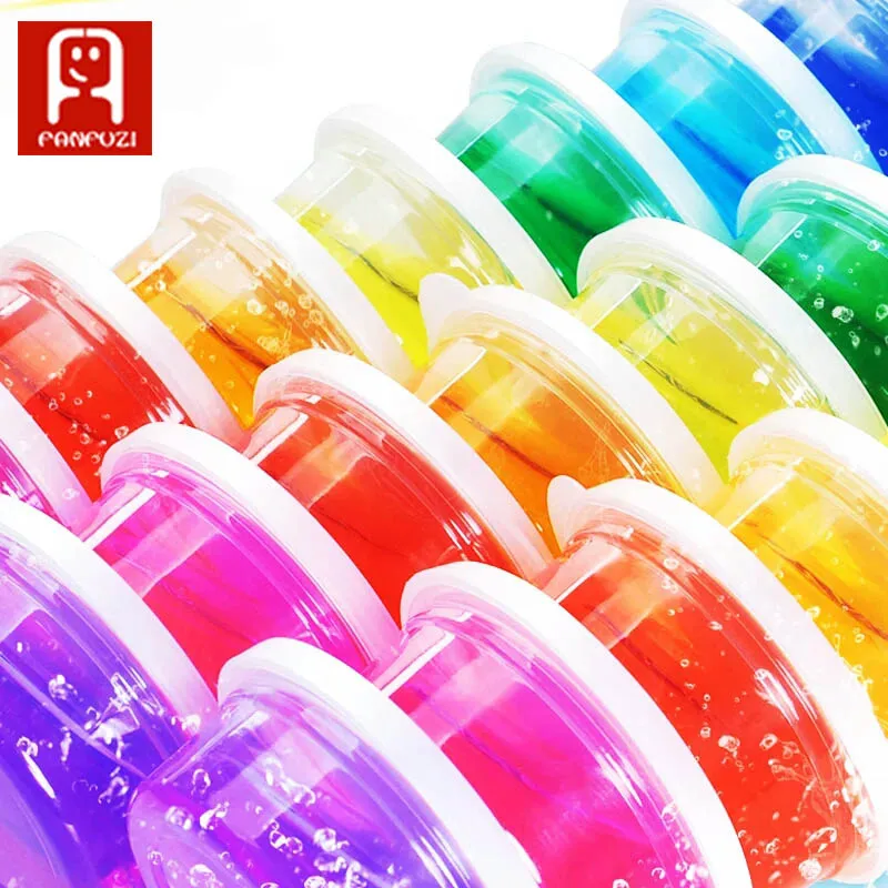 50g/pcs lots 12 colors can be non-toxic blowing bubbles crystal mud clay can draw slime Funny Toys fun toys 50g/pcs lots 12 colors can be non-toxic blowing bubbles crystal mud clay can draw slime Funny Toys fun toys