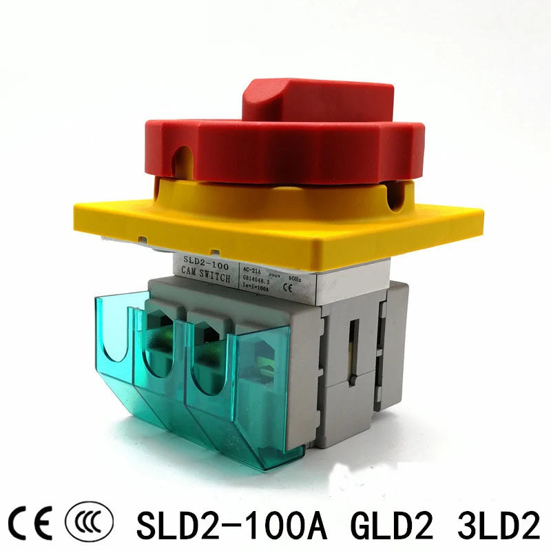 

SLD2 load Isolating Switch SLD2-40A Changeover Cam Switch 3LD2 GLD2 Rotary Main Control Load Circuit Cut Off