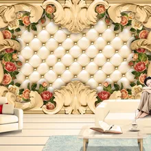 Beibehang Европейский границы чемодан класса люкс Роза ТВ фон обои Фреска украшение дома гостиная спальня 3d обои