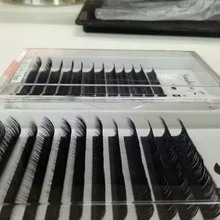 Корея 8-14Mix длина наращивание ресниц 0,03 Индивидуальные ресницы C/D завиток ручной работы накладные ресницы высокого качества