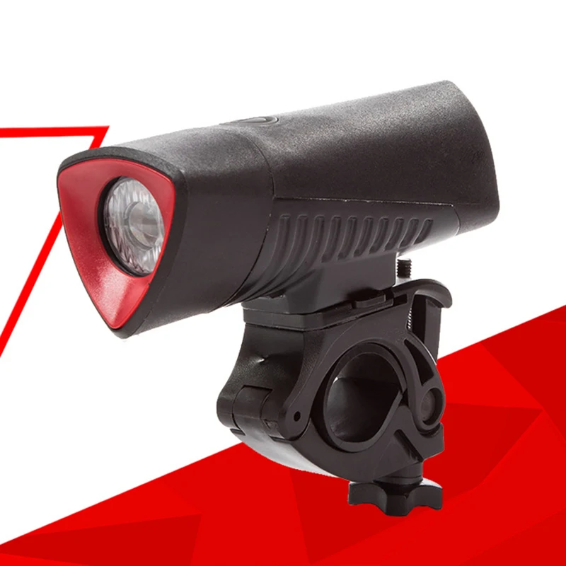 Rechargeable Bicycle Headlight Mountain Bike Riding Equipment Torch USB Accessories Super Bright Clip Practical