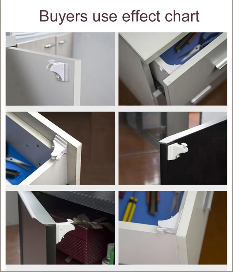 Магнитная Блокировка от детей Детская безопасность шкафу ящик для шкафов замки защиты детей безопасности младенческой детские