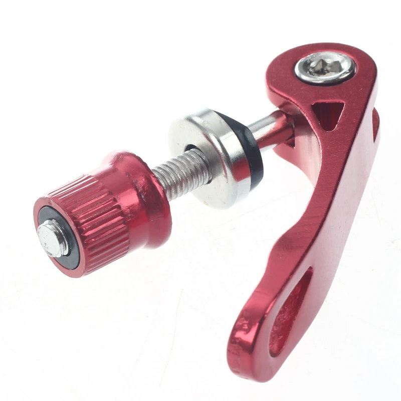 Lever quick clamp tool bolt red alloy Bike Route saddle
