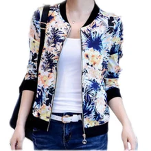 Buy TFGS Women'sLong-sleeve Short Spring and Autumn Jacket Zipper Jackets Female Coat Woman's Clothing outwear Free Shipping