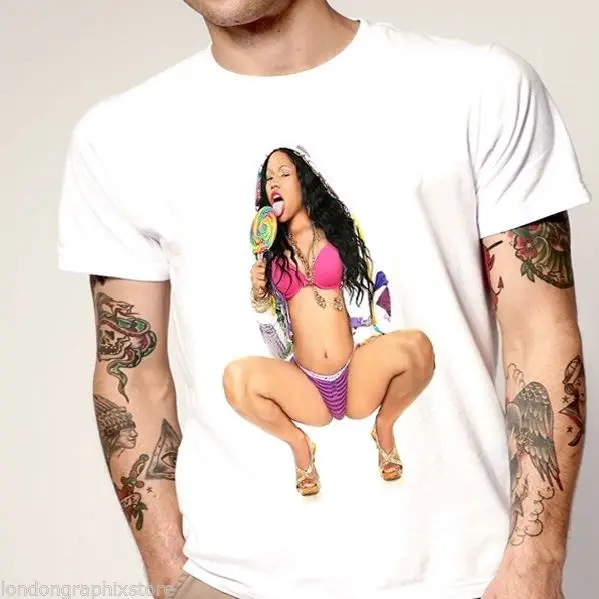 Музыка NICKI MINAJ футболка розовый ANACONDA YOUNG MONEY YMCMB BOOTY new T funny trump белая черная серая