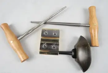 

2pcs different type violin Reamers, Peg shaver,pegs assistant handle 3/4-4/4