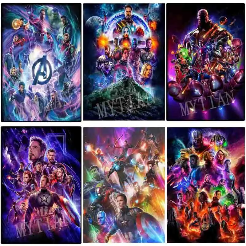 full square/round drill 5D diy diamond painting Marvel Superhero