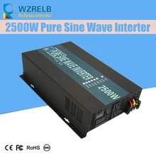Off Grid Pure Sine Wave Solar Inverter 24V 220V 2500w Car Power Inverter 12V DC to 100V/120V/240V AC Converter Power Supply цена Off Grid Pure Sine Wave Solar Inverter 24V 220V 2500w Car Power Inverter 12V DC to 100V/120V/240V AC Converter Power Supply цены онлайн