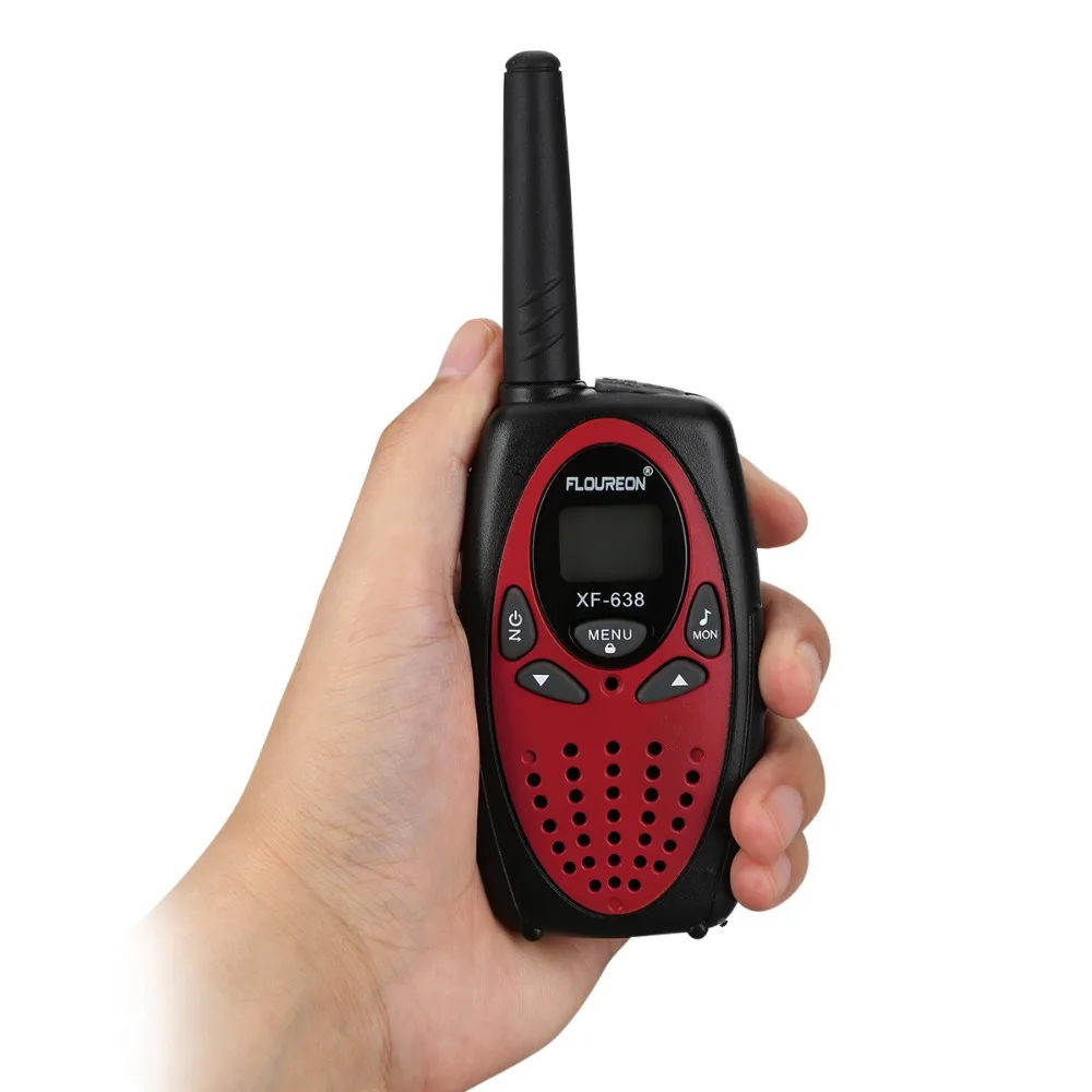 FLOUREON 8 каналов Детские рации UHF400 470MHz 2 стороннее радио 3 км переговорные PMR