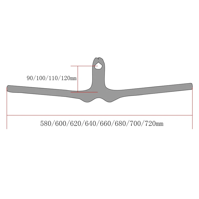 RXL SL Carbon Fibre Bike Handlebar Mtb Wake 31.1-32.5mm 3K Matte 580-720mm Ultralight Mountain Bicycle Integrated  Handlebars (16)