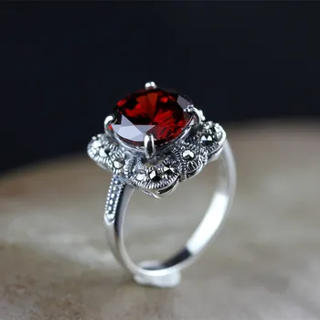 

Silver jewelry handmade do the old ladies plum silver ring