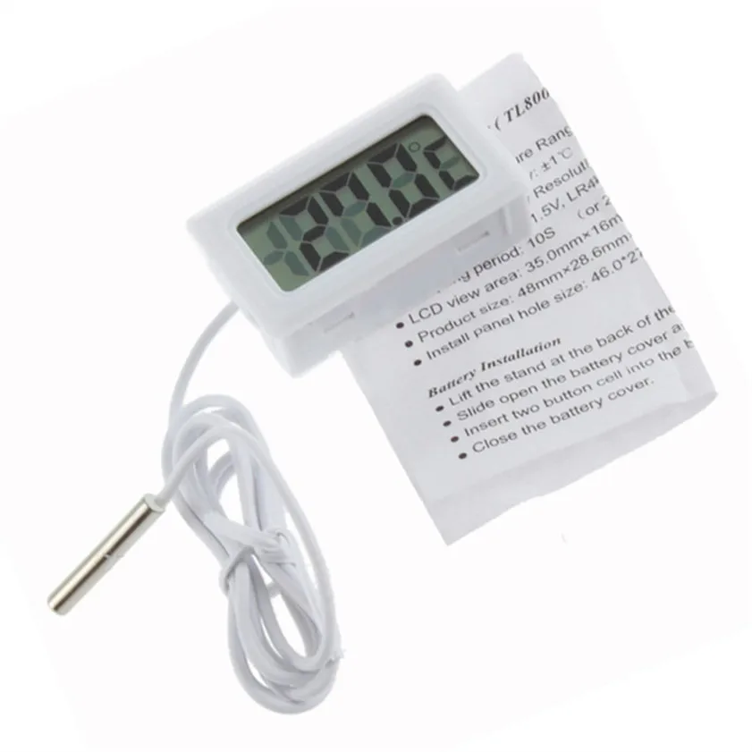 

High Quality digital thermometer dichroic prism Mini Digital LCD High Temperature Thermometer With Probe Celsius