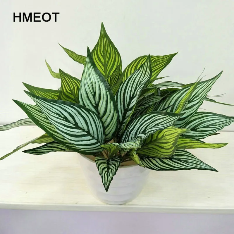 Hmeot 人工鉢植え 新スタイルシミュレーション竹葉庭バルコニー家の装飾花の写真の小道具 人工植物 Aliexpress