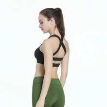 Бюстгальтер для бега, собранный бюстгальтер, спортивный, для йоги, нижнее белье для женщин,, без стали, для фитнеса