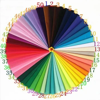 

50 color mixed solid Printed blending Fabric for Handmade Sewing Material Patchwork Curtain Needlework DIY craft 20*30cm