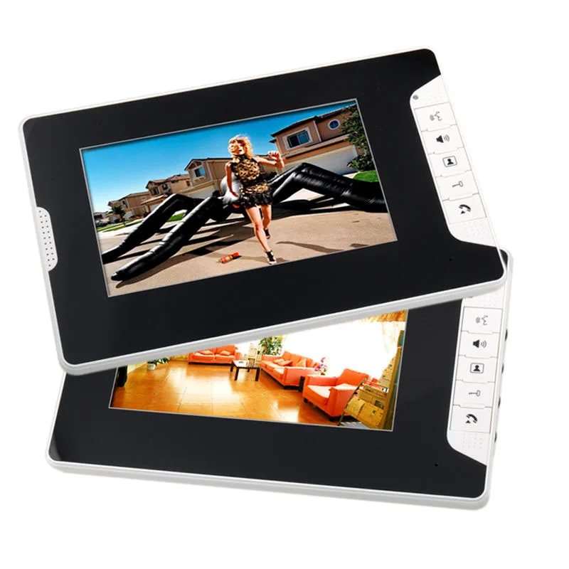 Porteiro com Ir-cut Câmera à Prova de Chuva Polegada Vídeo Porta Telefone Campainha Intercom Kit Visual hd 700tvl Desbloquear 7 Fio Cor Lcd 10 Interfone com câmera