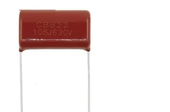 

50pcs CBB22 capacitance, 630V105J brand new zhengpin 630V1UF 25mm feet
