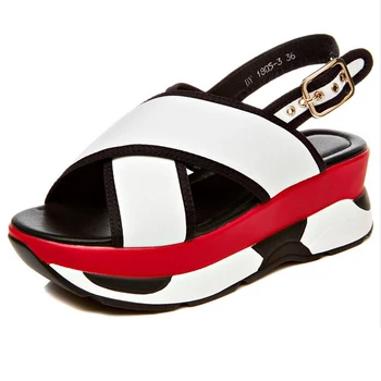 

Nice Summer Women Sandals Casual Open Toe Ladies Platform Wedges Sandals Walk Movement Comfortable Non-Slip Female Shoes