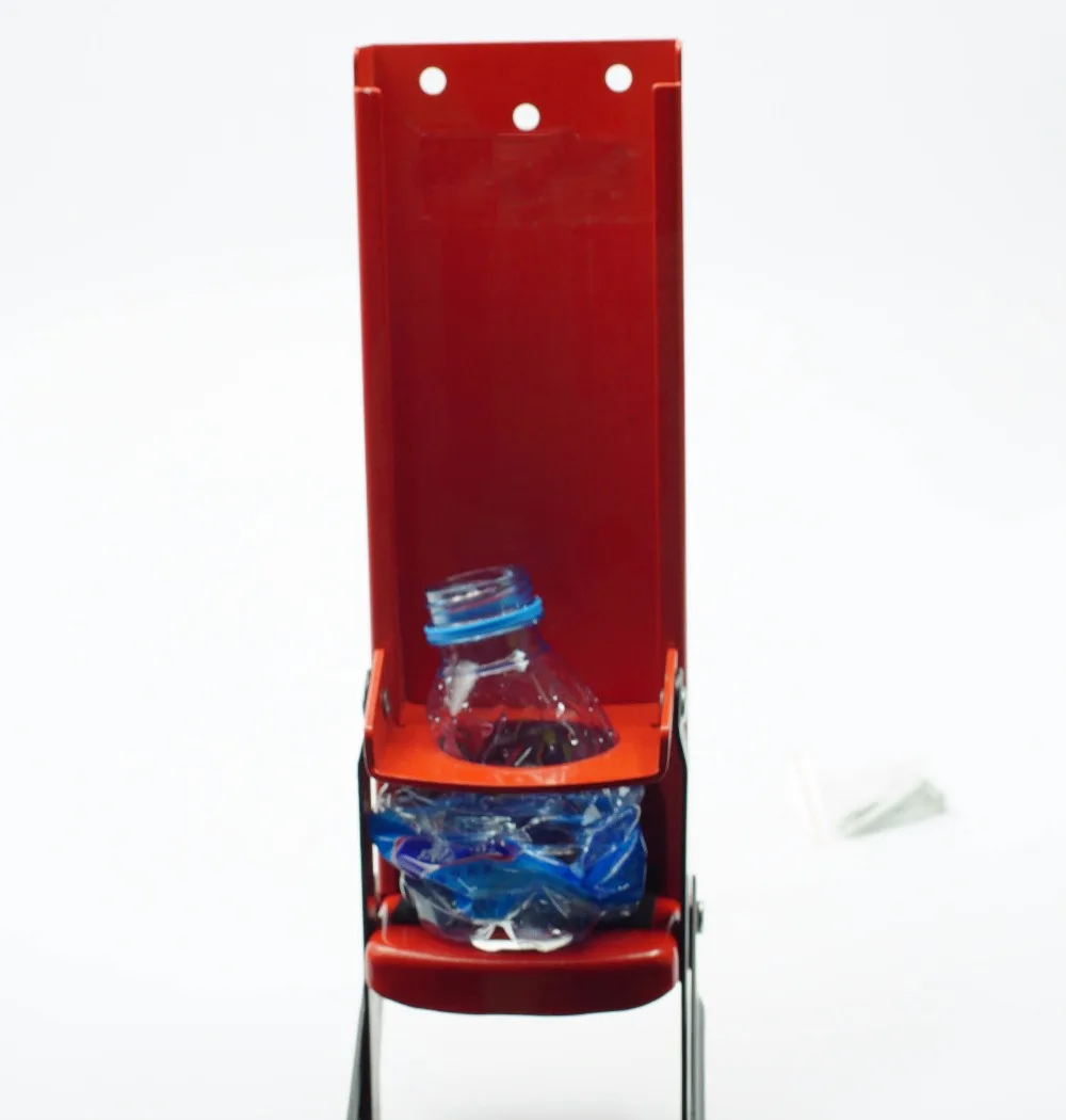 500ml Plastic Bottle crusher also suitable for 16oz&12oz cans&tins use Professional Type with Reinforced Press Plate