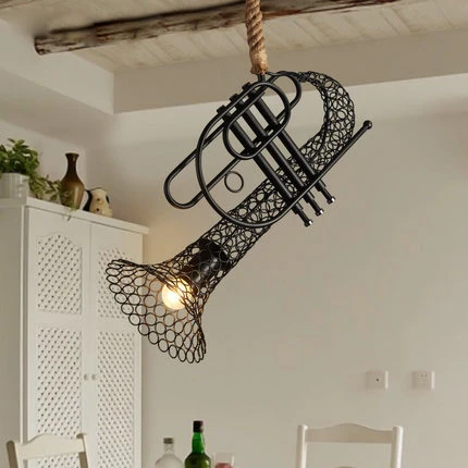 

Oft industrial air personality iron bar restaurant Vintage chandelier chandelier single head Cafe