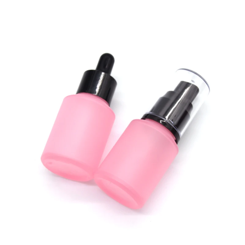 Download 10PCS 30ML Empty Makeup Essential Oil Dropper Pink Glass Bottle DIY 30ML Pink Perfume Glass ...