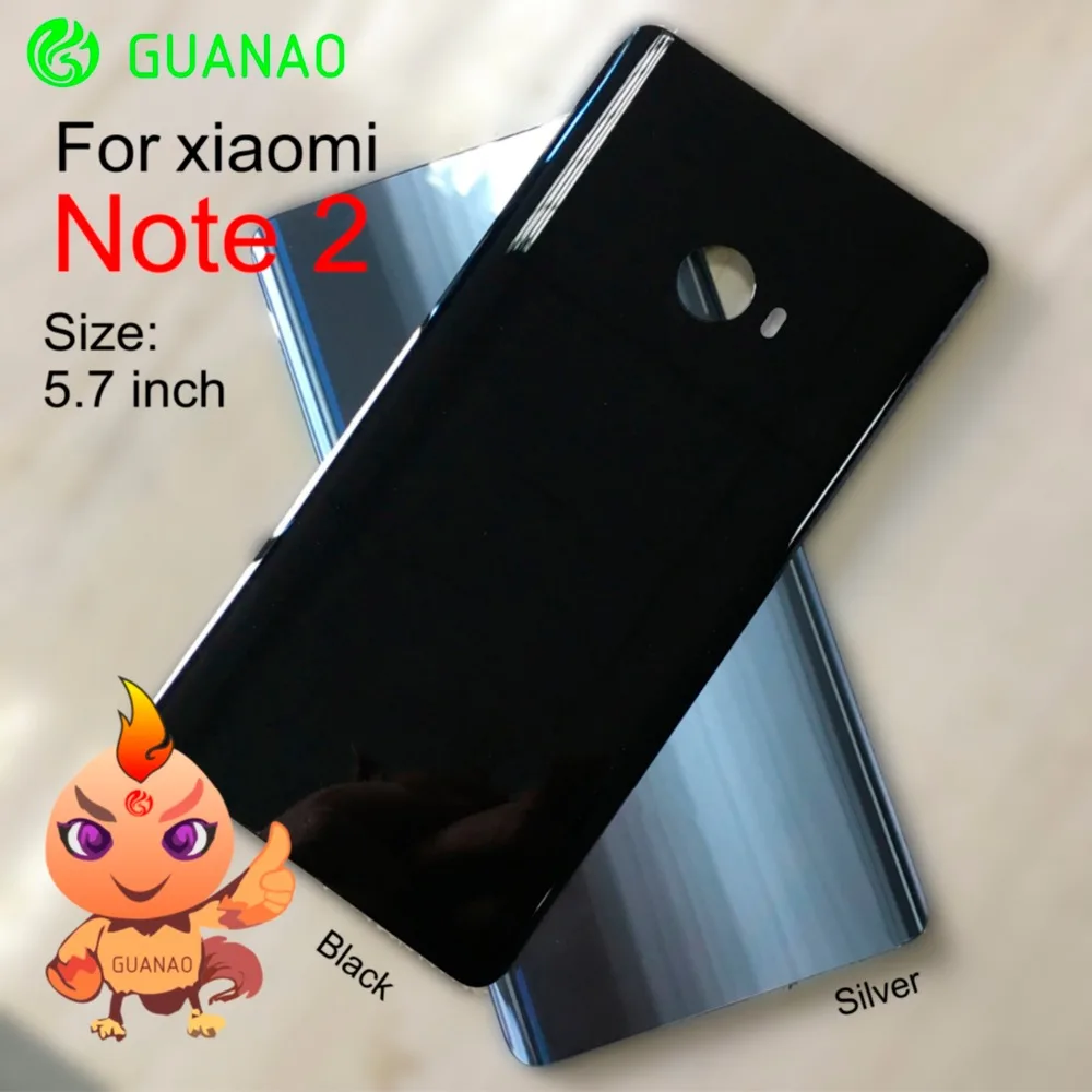 Корпус для Xiaomi Mi Note 2 Note2 стеклянная крышка отсека аккумулятора мобильный телефон