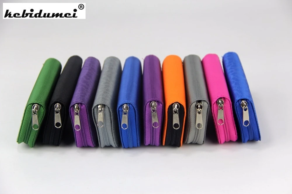 

kebidumei Black For SDHC MMC CF Memory Card Micro SD Card Storage Carrying Pouch bag Box Case Holder Protector Wallet