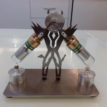 

V-Twin Clutch Stirling Engine Model, Birthday Gifts, DIY Creativity, Machine Superman, Science Puzzle