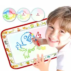 Детский водный коврик для рисования игрушки каракули> 3 года коврик ручка 4 вида воды цвет унисекс живопись развивающие игрушки