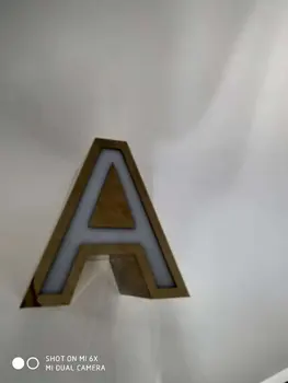 

Outdoor Wall Mouted Stainless Steel Sign LED Channel Letter For Hot Sale