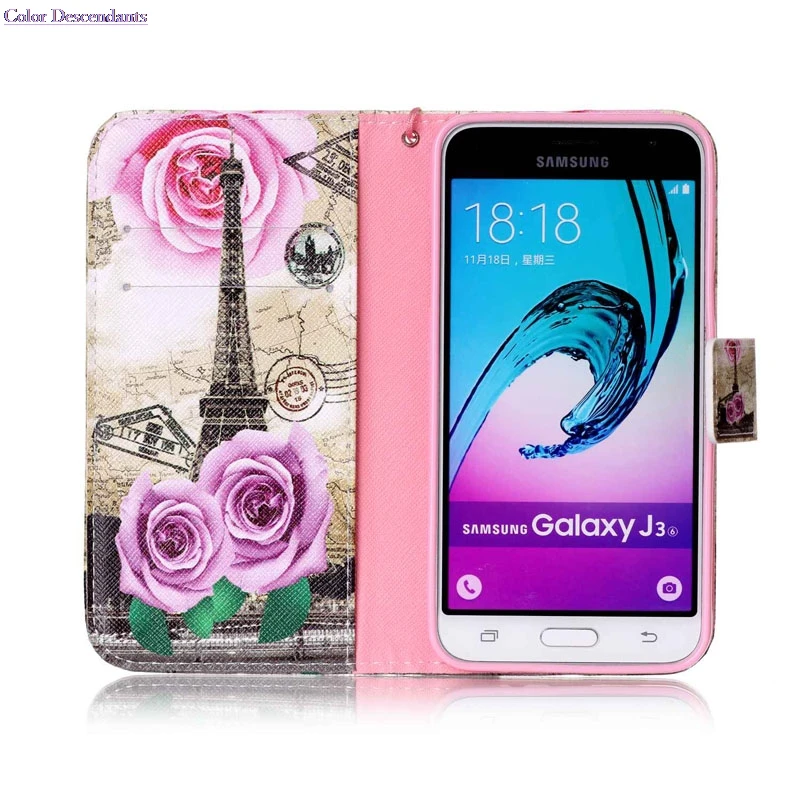 Флип Чехол Для samsung Galaxy J3 J 3 2015 300 J300 J300F J300H кожаный чехол для 2016 j36 J310 J310F J310FN