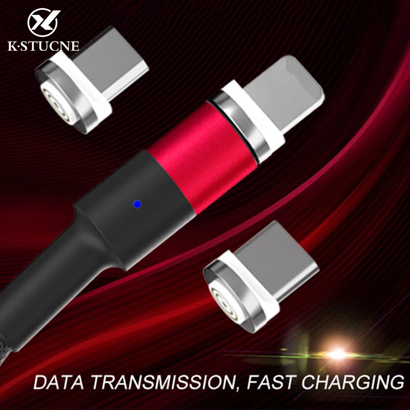 

Magnetic Cable Micro USB Type C Fast Charger Charging For iPhone XS X XR 8 7 6 5 5SE Samsung S8 Magnet Android Phone Cable Cord
