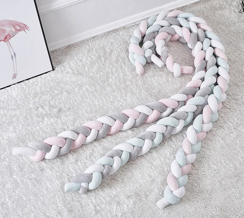 Детская кровать бампер Защита от столкновений Узловая кроватка ...