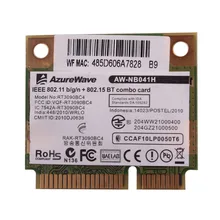 Adaptador de Cartão sem fio para WLAN AzureWave AW-NB041H RT3090BC4 Metade Mini PCI-e Sem Fio 300 Mbps + Bluetooth3.0 Sem Fio Cartão