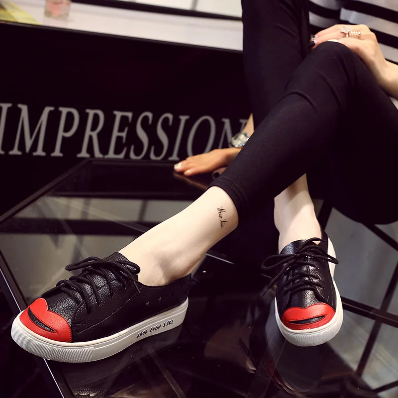 2016 New Spring Fall Hollow Style Fashion Flat font b Women b font Loafers Shoes Platform