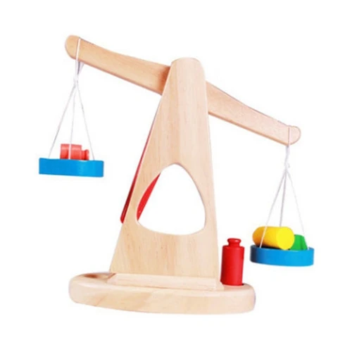 GEEK KING Montessori teaching aids balance scale baby balance game early education wooden puzzle children toys