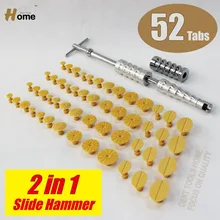 PRO 2 В 1 Слайд Молотком Клей Съемник 52 Puller Tabs Тела НДР Paintless Dent Repair Tools PDR-358