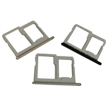 С отслеживанием Nano Sim кард-ридер адаптер лоток с Micro SD памяти держатель для карт для LG Q6 Слот Запасные части