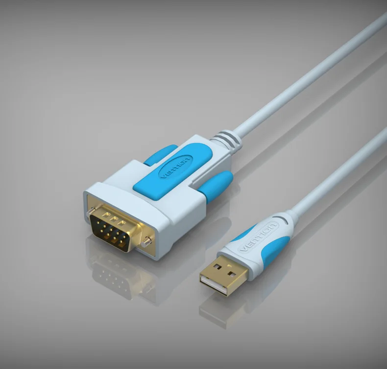 Vention USB к DB9 RS232 последовательный usb-адаптер, кабель COM Порты и разъёмы DB9 контактный кабель RS232 для Windows 7 8 10 XP MAC OS X принтер светодиодный POS 2 м