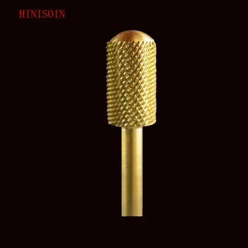 

10Pcs/Lot Gold Small Barrel Smooth Top Bit - HIVISOIN Carbide Nail Drill Bit