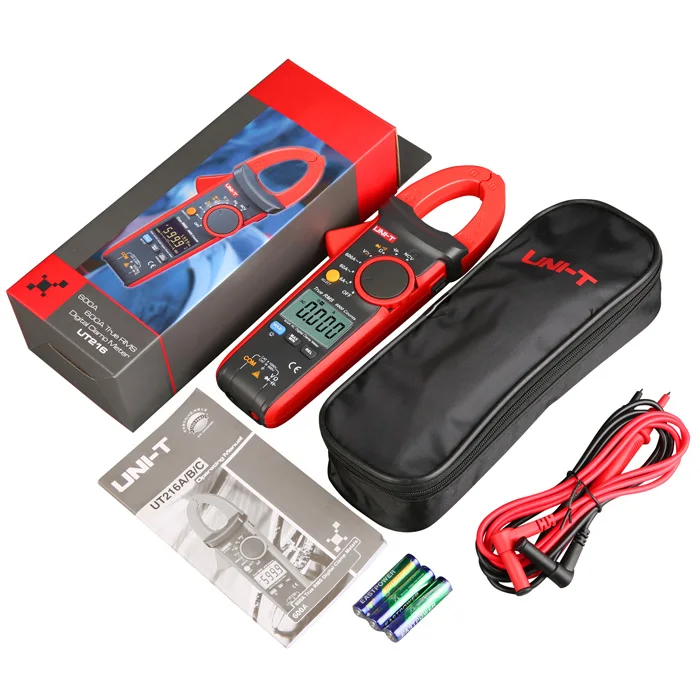

UNI-T UT216A Digital Clamp Pattern Multimeter LCD Screen Measuring Instrument