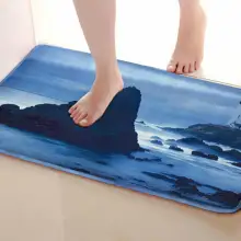 Маяк Стиль Коврик для ванной комнаты, смешной Противоскользящий коврик для ванной, занавески для душа s аксессуары, соответствующие вашей душевой занавеске