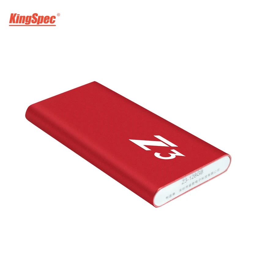 KingSpec ssd 512 ГБ мини внешний жесткий диск красный металл type-C SSD, чем hdd USB3.0 512 ГБ Портативный диск typc-c USB3.1 для рабочего стола