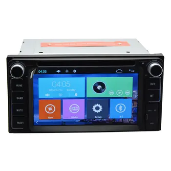 

Capacitive Screen Car DVD Player With GPS Navigation System For Toyota Universal Old RAV4 COROLLA HILUX Land Cruiser PRADO Camry