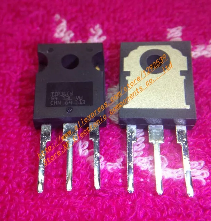 2pcs TIP36C TIP36 Power Transistor PNP 25A 100V new 
